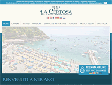 Tablet Screenshot of hotelcertosa.com